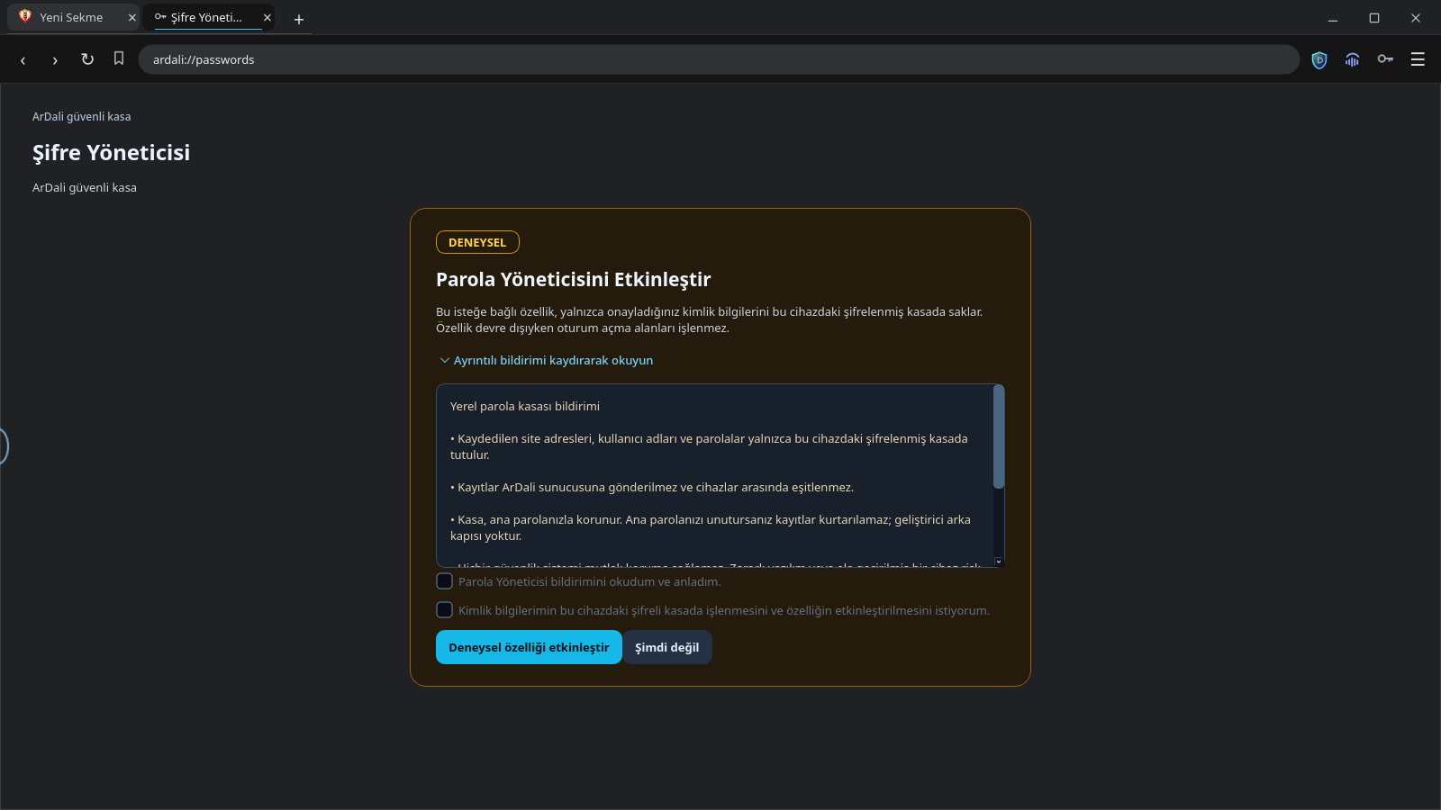 ArDali Password Manager